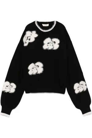 Twin-Set Suéter con bordado floral