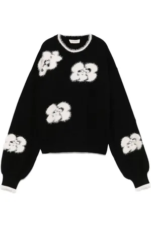 Twin-Set Suéter con bordado floral