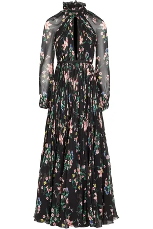 Giambattista Valli Vestido drapeado Botanical