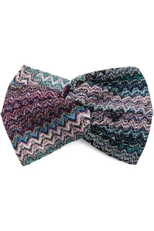 Missoni Banda para la cabeza con motivo en zigzag