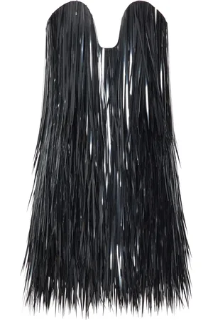 VALENTINO GARAVANI Vestido corto con detalle de flecos