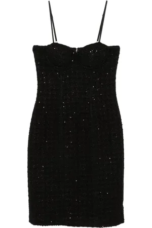 ROTATE Vestido midi bordado con lentejuelas