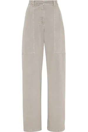 Brunello Cucinelli Jeans rectos con tiro medio
