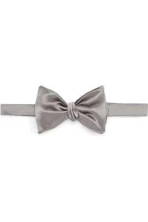 Brunello Cucinelli Corbata de moño con acabado satinado