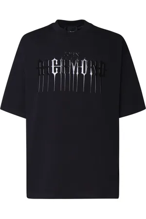 John Richmond Playera con logo en relieve