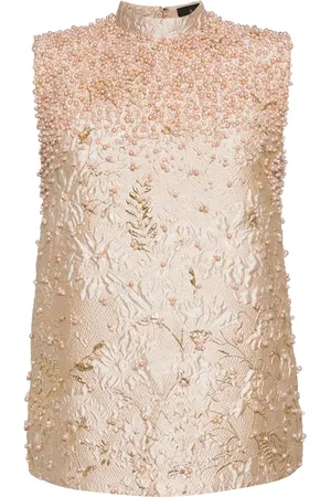 BIYAN Blusa con brocado