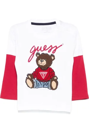 Guess Playera con parche de osito