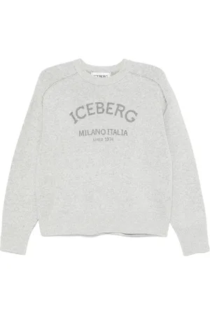 Iceberg Suéter con logo en jacquard