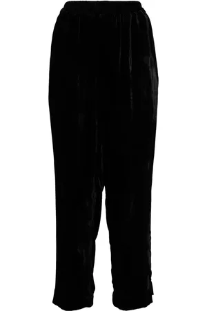 BIYAN Pantalones de terciopelo rectos