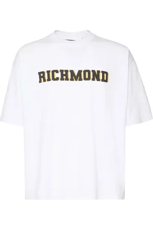 John Richmond Playera con logo estampado