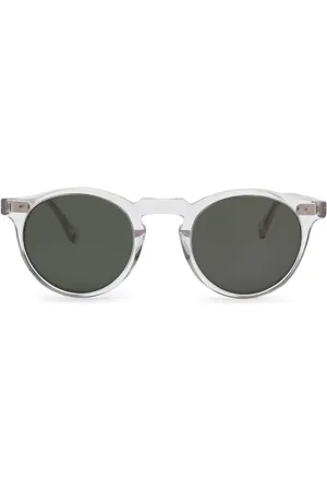 Nialaya Lentes de sol con armazón redonda y detalle esmaltado