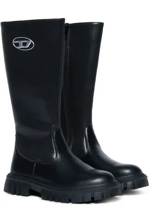 Diesel Botas de lluvia con etiqueta del logo