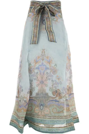 ZIMMERMANN Falda larga Eden