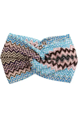 Missoni Banda para la cabeza con motivo en zigzag