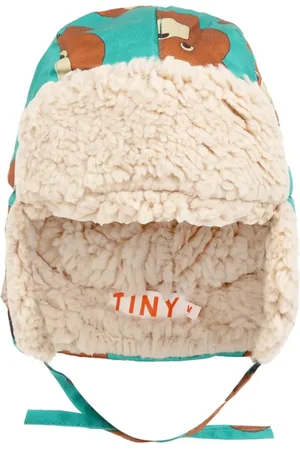 Tiny Cottons Gorro con orejeras y motivo de oso