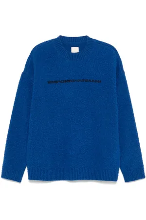 Emporio Armani Suéter con logo estampado