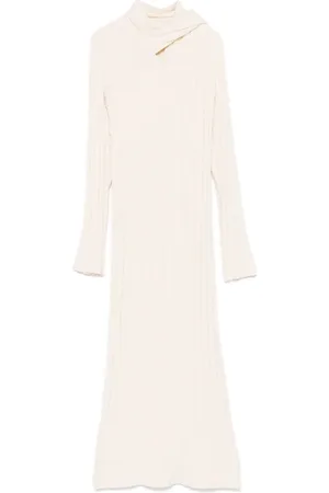 Claudie Pierlot Vestido tejido con lazo en la mascada