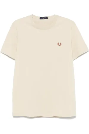 Fred Perry Playera con cuello redondo
