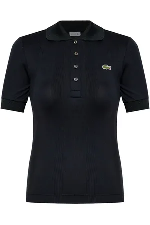 Lacoste Playera tipo polo con logo estampado