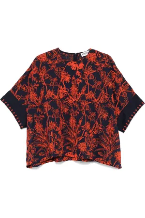 Essentiel Antwerp Top con bordado floral