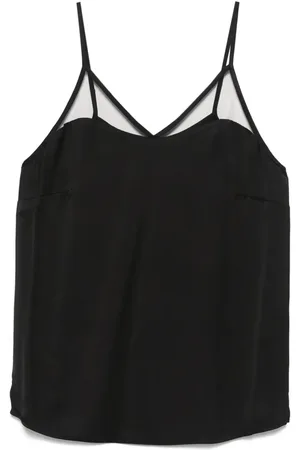 Twin-Set Top de tul satinado