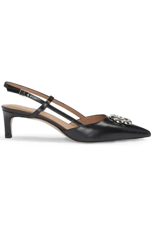 HUGO BOSS Zapatillas con placa del logo y tacón de 50mm
