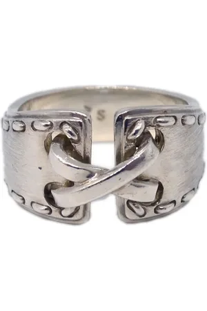 Hermès Anillo bañado en plata 1990-2000
