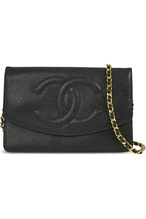 CHANEL Cartera con cadena y logo CC 1997