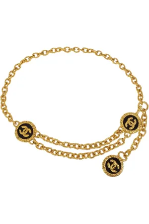 CHANEL Cinturón de cadena con dije CC 1993