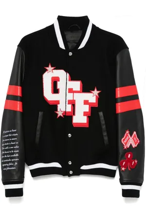 OFF-WHITE Chamarra universitaria Dices Lea