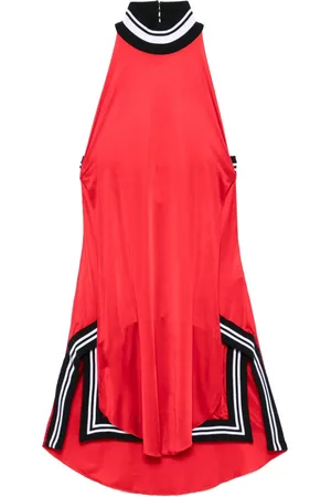 OFF-WHITE Vestido corto con efecto satinado