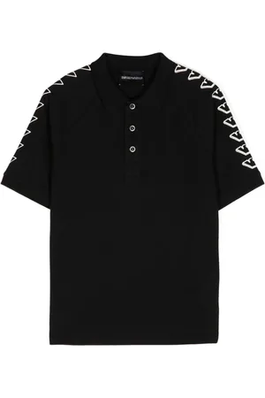 Emporio Armani Playera tipo polo con logo estampado