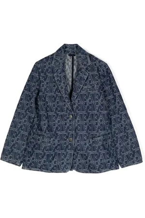 Emporio Armani Blazer con monograma