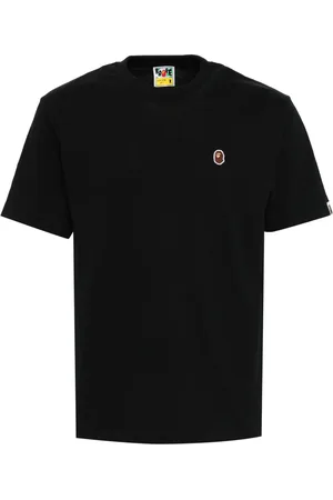 A Bathing Ape Playera con parche del logo