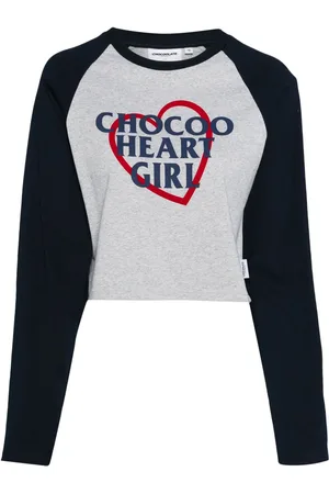 Chocoolate Playera manga larga con estampado gráfico
