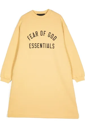 FEAR OF GOD Vestido con logo estampado