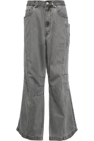 FIVE CM Jeans rectos con paneles