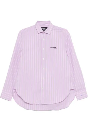 HOMMEGIRLS Camisa con rayas estampadas