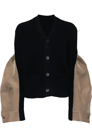 SACAI Cárdigan con panel