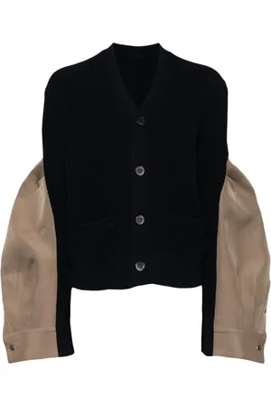 SACAI Cárdigan con panel