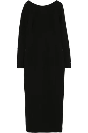 Iceberg Vestido midi con detalles de ojales