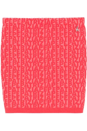 Patrizia Pepe Falda corta con logo afelpado