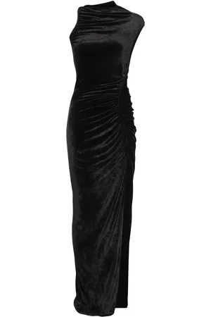 Rick Owens Vestido largo de velour