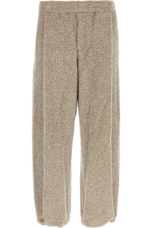 WOOYOUNGMI Pants anchos con diseño de dos tonos