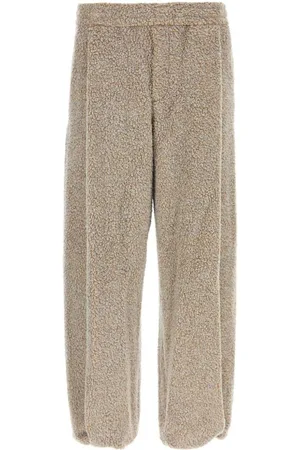 WOOYOUNGMI Pants anchos con diseño de dos tonos