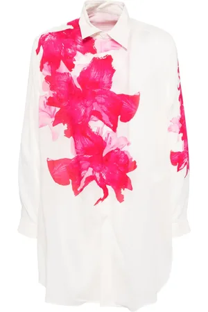 YOHJI YAMAMOTO Camisa con estampado floral