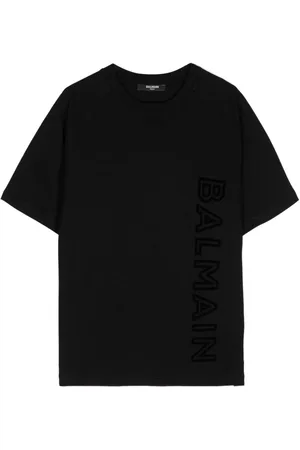 Balmain Playera con parche del logo