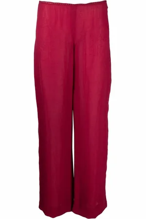 Gianfranco Ferré Pantalones rectos con tiro alto