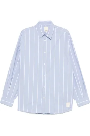 Emporio Armani Camisa con rayas estampadas