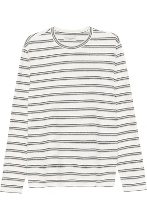 OFFICINE GENERALE Playera con motivo de rayas